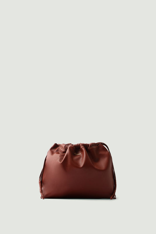 Sac Suzette - Acajou - Cuir - Femme