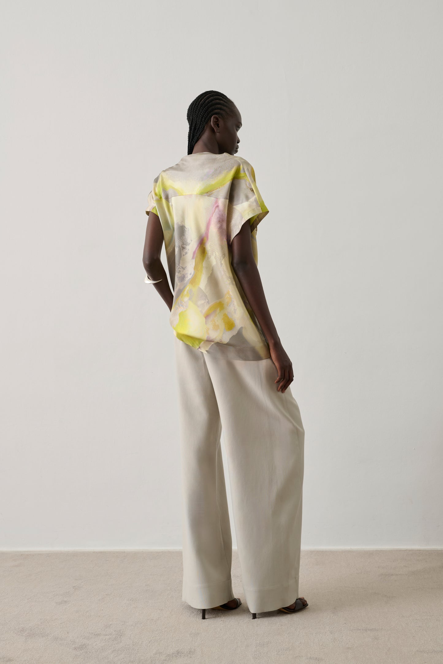 Blouse Heloise - Jaune - Soie - Femme