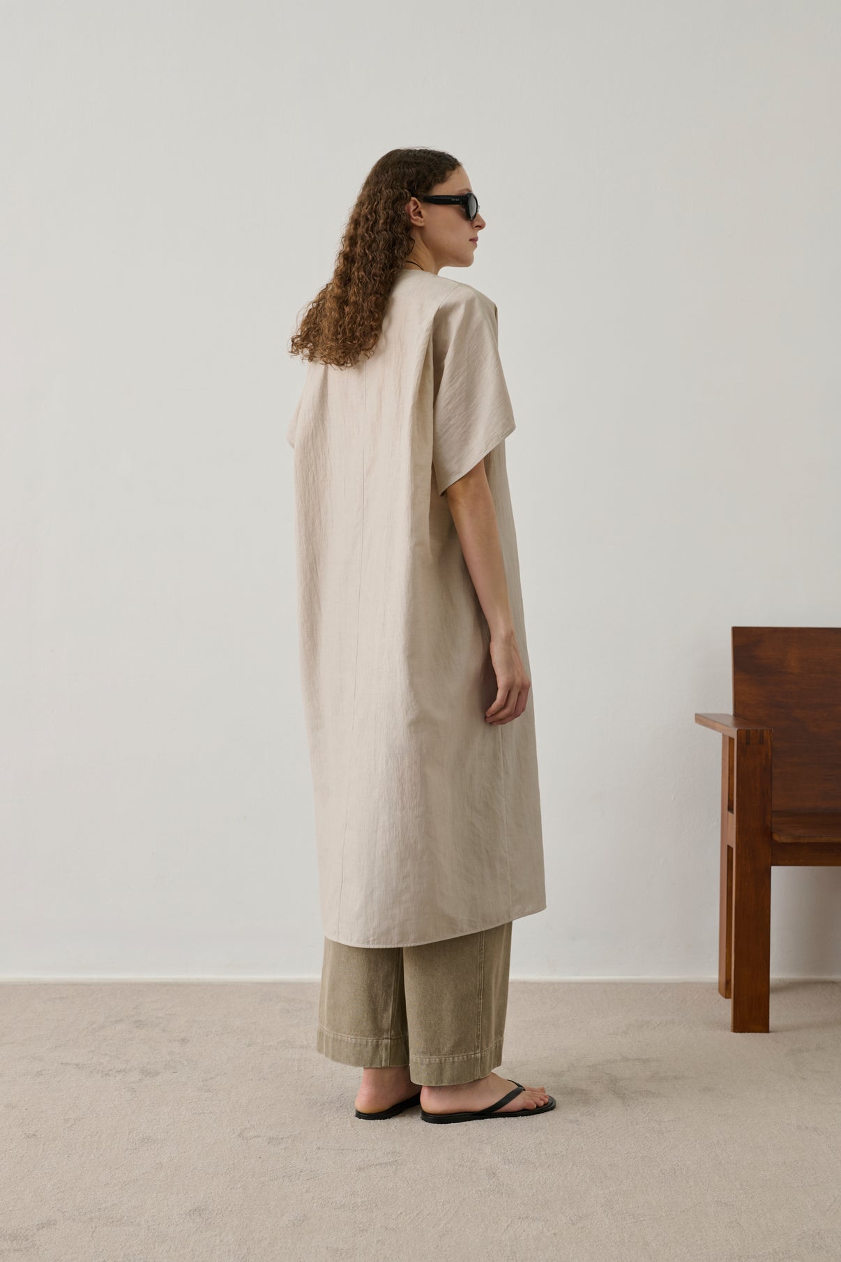 Robe Ilsa - Mastic - Femme vue 2