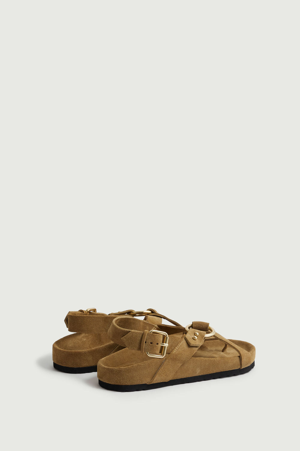 Sandales Mexico - Bronze/Vert - Cuir - Femme vue 3